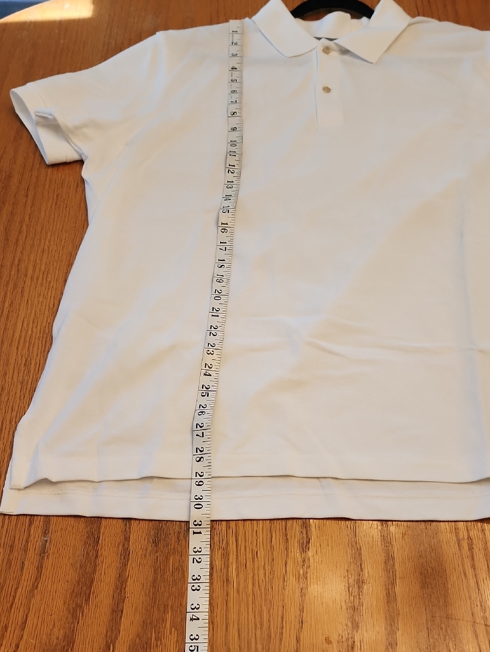 NWT Eddie Bauer Classic Men’s White Polo Shirt - Lightweight Short Sleeve - Picture 11 of 16